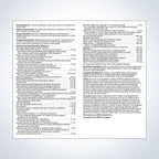 Product label with detailed text and information on a white background