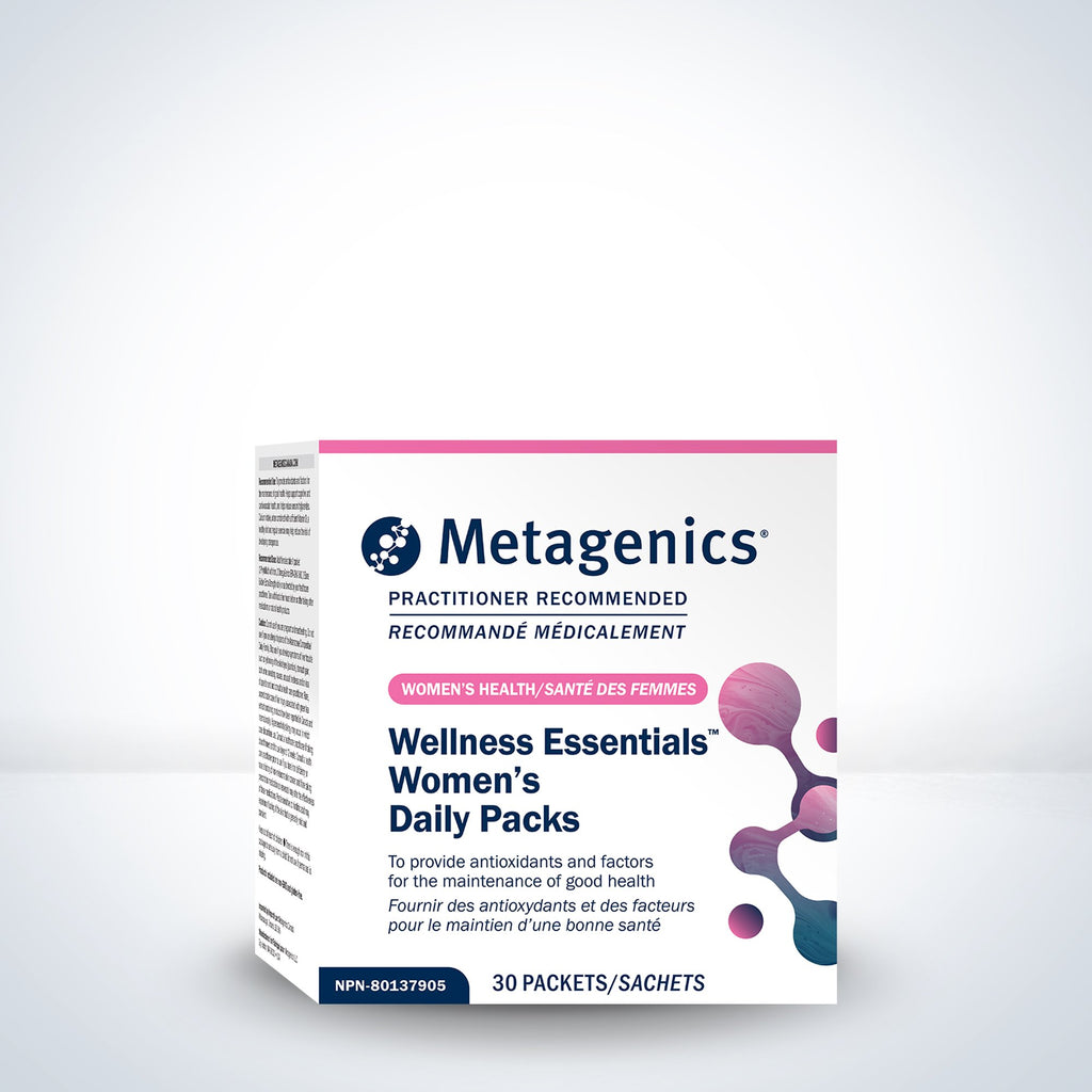 Metagenics Wellness Essentials Women's Daily Packs on a white background