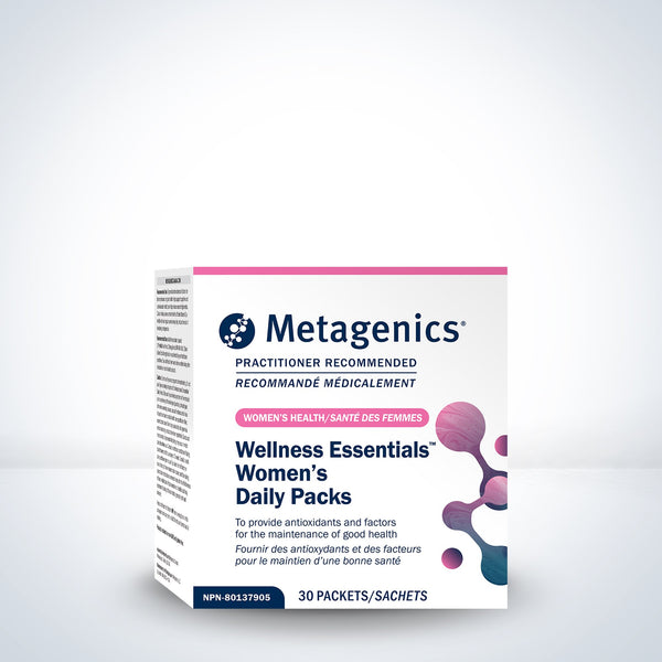 Metagenics Wellness Essentials Women's Daily Packs on a white background