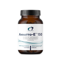 Brown supplement bottle labeled 'ANNATTO-E 150' on a white background