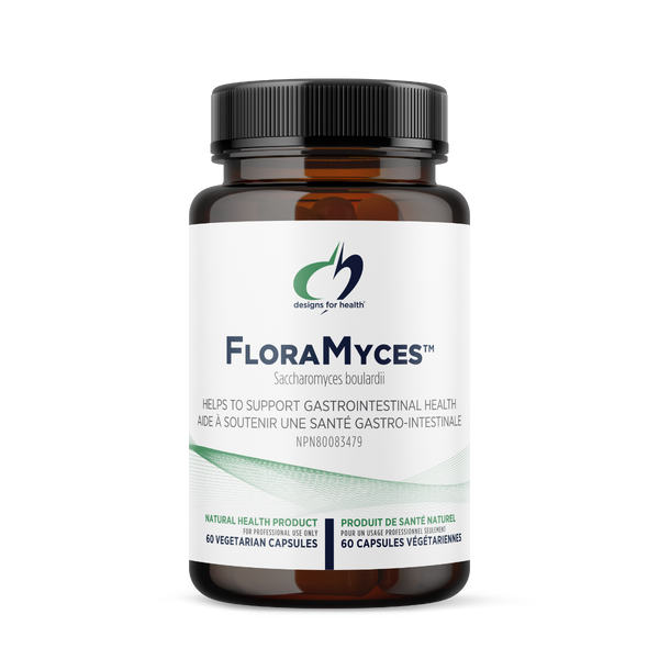 FloraMyces supplement bottle on a white background