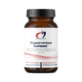 Supplement bottle labeled 'Homocysteine Supreme' on a white background