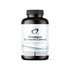 Bottle of Magnesium Glycinate Complex on a white background