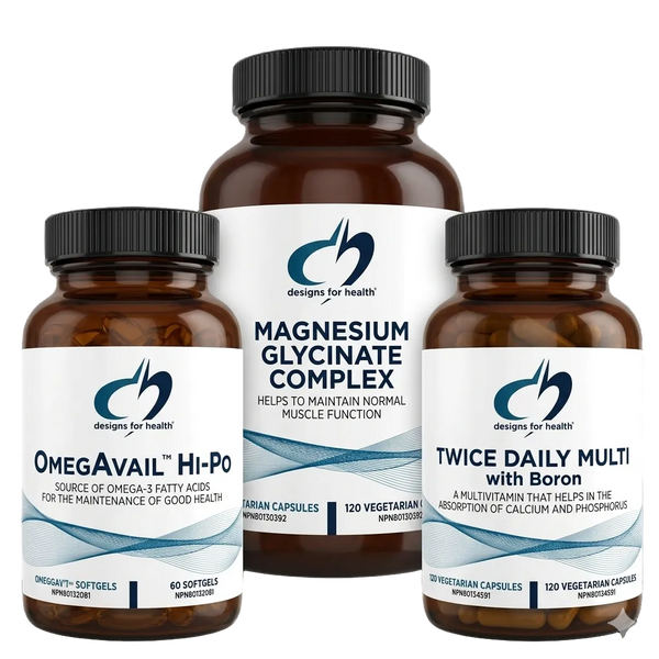 Daily Foundations Stack — Multivitamin, Omega-3 & Magnesium