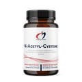 N-Acetyl-Cysteine supplement bottle with label on a white background