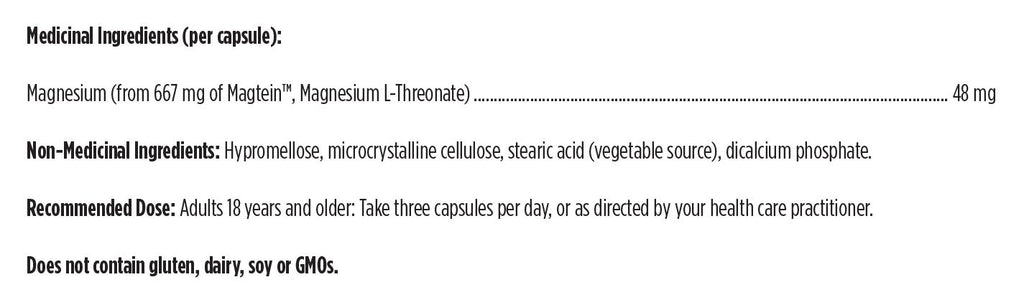 Nutritional supplement label with medicinal and non-medicinal ingredients, recommended dose, and allergen information.