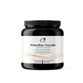 Black container of 'Whole Body Collagen' on a white background